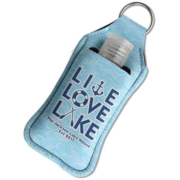 Live Love Lake Sanitizer Holder Keychain - Large in Case