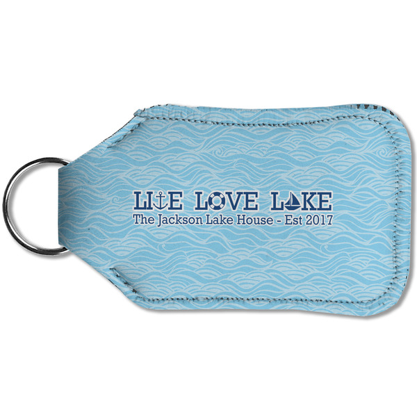Live Love Lake Sanitizer Holder Keychain - Small (Back)