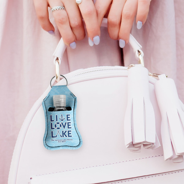 Live Love Lake Sanitizer Holder Keychain - Small (LIFESTYLE)