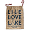 Live Love Lake Santa Bag - Front