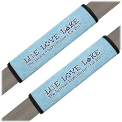 Live Love Lake Seat Belt Covers (Set of 2) (Personalized)