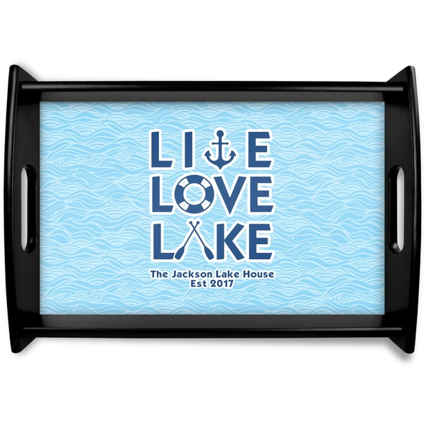 Custom Live Love Lake Wooden Tray (Personalized)