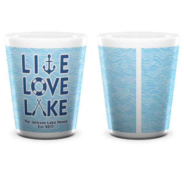 Live Love Lake Shot Glass - White - APPROVAL