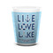 Live Love Lake Shot Glass - White - FRONT