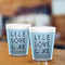 Live Love Lake Shot Glass - White - LIFESTYLE