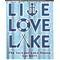 Live Love Lake Extra Long Shower Curtain - 70"x84" (Personalized)