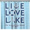 Live Love Lake Shower Curtain (Personalized)