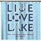 Live Love Lake Shower Curtain - 71" x 74" (Personalized)