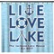 Live Love Lake Shower Curtain (Personalized) (Non-Approval)