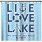 Live Love Lake Shower Curtain - Custom Size (Personalized)