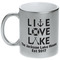 Live Love Lake Silver Mug - Main
