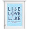 Live Love Lake Single White Cabinet Decal