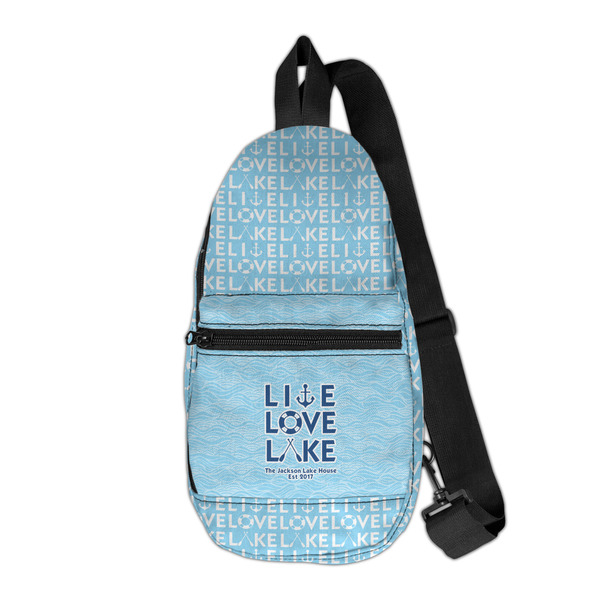 Custom Live Love Lake Sling Bag (Personalized)