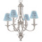 Live Love Lake Small Chandelier Shade - LIFESTYLE (on chandelier)