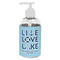 Live Love Lake Plastic Soap / Lotion Dispenser (8 oz - Small - White) (Personalized)