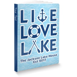 Live Love Lake Softbound Notebook - 7.25" x 10" (Personalized)