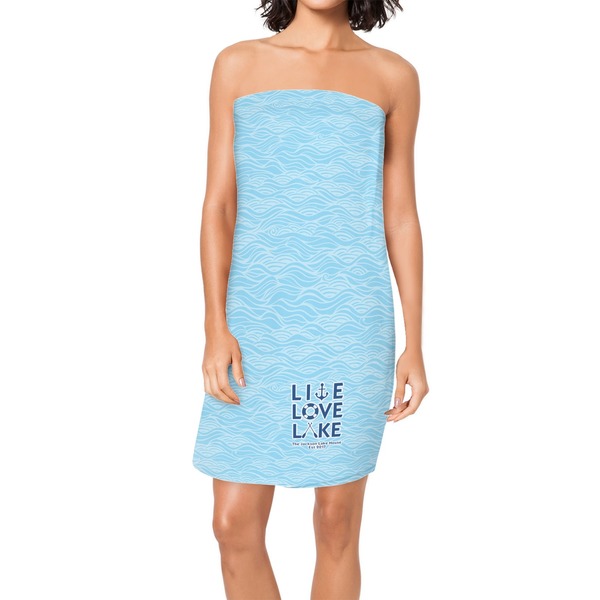 Custom Live Love Lake Spa / Bath Wrap (Personalized)