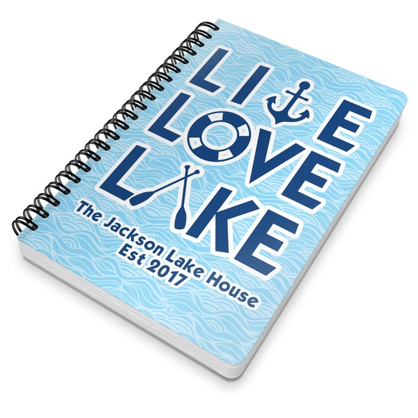 Live Love Lake Spiral Journal 7 x 10 - Main