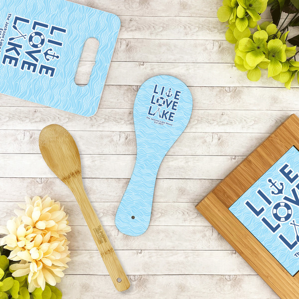 Live Love Lake Spoon Rest Trivet - LIFESTYLE