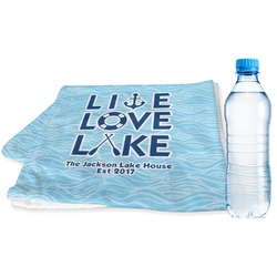 Live Love Lake Sports & Fitness Towel (Personalized)