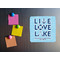Live Love Lake Square Fridge Magnet - LIFESTYLE