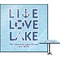 Live Love Lake Square Table Top - 30" (Personalized)