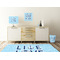 Live Love Lake Square Wall Decal Wooden Desk