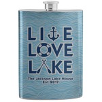 Live Love Lake Stainless Steel Flask (Personalized)