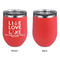 Live Love Lake Stainless Wine Tumblers - Coral - Single Sided - Approval