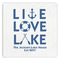 Live Love Lake Paper Dinner Napkins (Personalized)