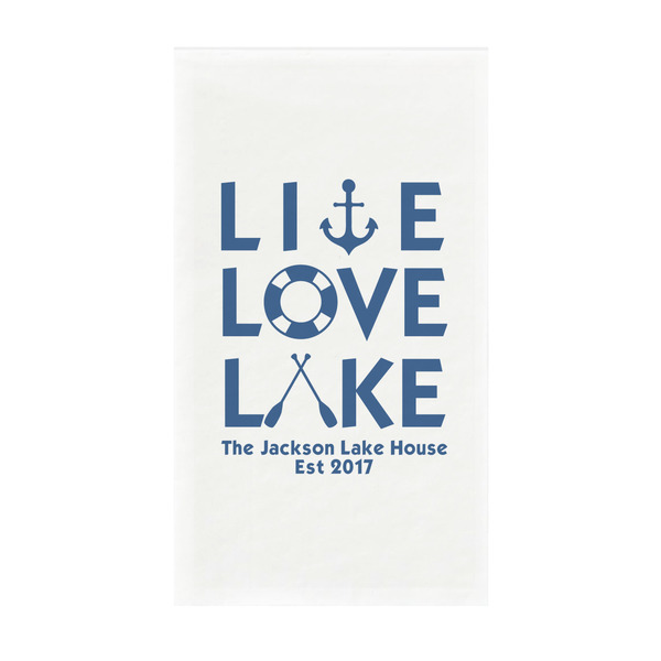 Custom Live Love Lake Guest Towels - Full Color - Standard (Personalized)