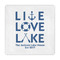Live Love Lake Standard Decorative Napkin - Front View