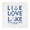 Live Love Lake Decorative Paper Napkins (Personalized)