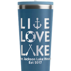 Live Love Lake RTIC Everyday Tumbler with Straw - 28oz (Personalized)