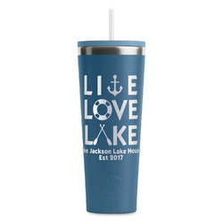 Live Love Lake RTIC Everyday Tumbler with Straw - 28oz (Personalized)