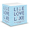 Live Love Lake Sticky Note Cube