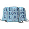 Live Love Lake String Backpack - MAIN