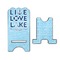Live Love Lake Stylized Phone Stand - Front & Back - Large
