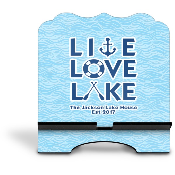 Live Love Lake Stylized Tablet Stand - Front without iPad