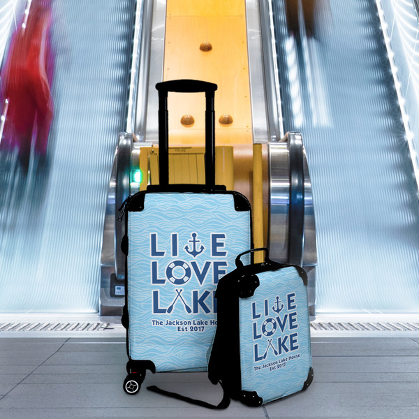 Live Love Lake Suitcase Set 4 - IN CONTEXT