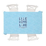 Live Love Lake Tablecloth - 58"x102" (Personalized)