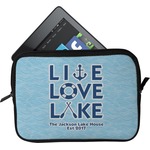 Live Love Lake Tablet Case / Sleeve (Personalized)