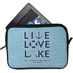 Live Love Lake Tablet Case / Sleeve - Small (Personalized)