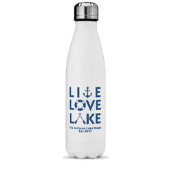 Live Love Lake Water Bottle - 17 oz. - Stainless Steel - Full Color Printing (Personalized)