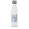 Live Love Lake Water Bottle - 17 oz. - Stainless Steel - Full Color Printing (Personalized)