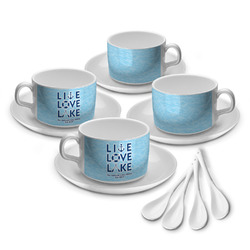 Live Love Lake Tea Cup - Set of 4 (Personalized)