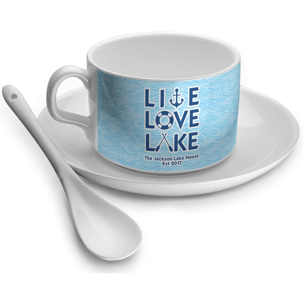 Custom Live Love Lake Tea Cup (Personalized)