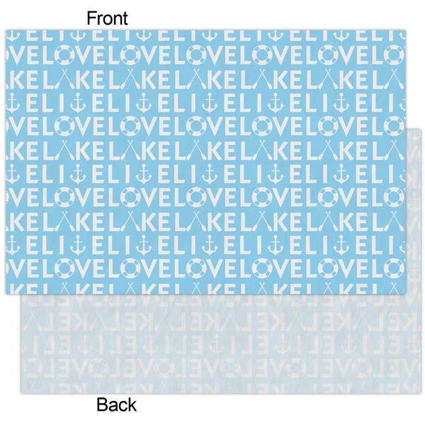 Live Love Lake Tissue Paper - Heavyweight - XL - Front & Back