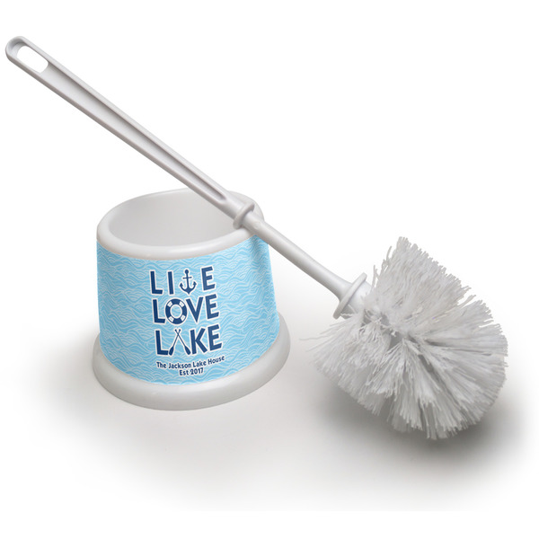 Custom Live Love Lake Toilet Brush (Personalized)