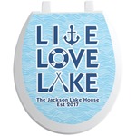 Live Love Lake Toilet Seat Decal (Personalized)